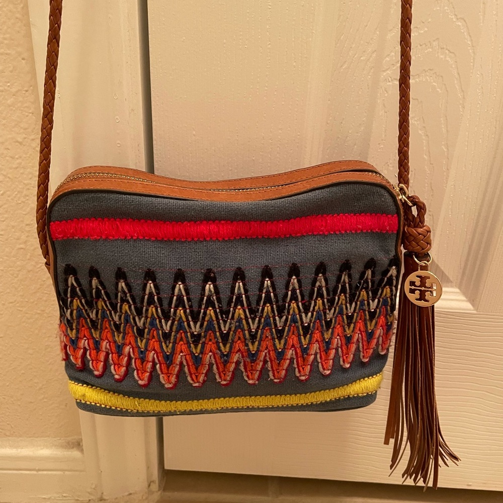 Tory Burch Camera Bag (Embroidered)
